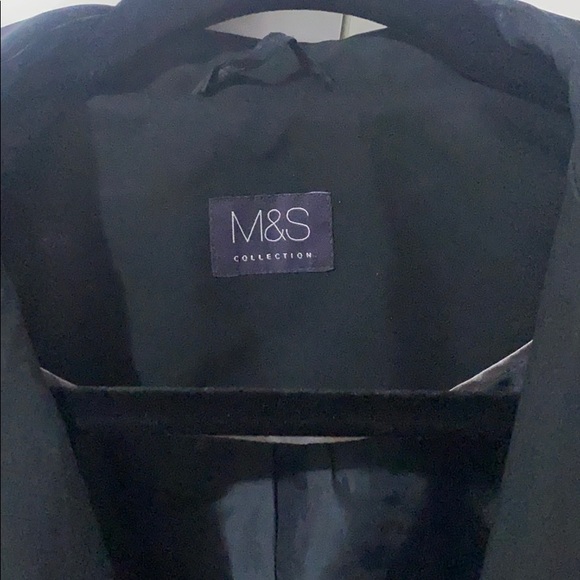 Never worn Marks and Spencer trench coat (black) - Picture 4 of 4